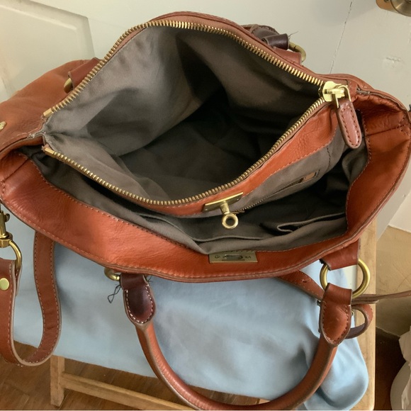 J Crew Leather Bag with Strap - Picture 6 of 7